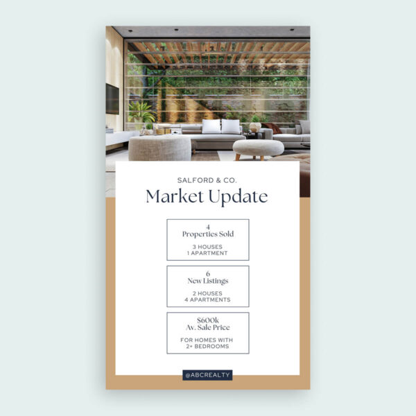 Neighborhood Market Update Flyers