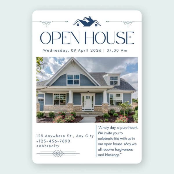 Open House Flyer Templates